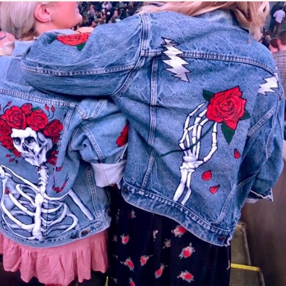 Vintage Levi's Hand Painted Grateful Dead Jacket - Picture 8 of 8